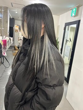 キング 枚方店(K!ng) 縮毛矯正髪質改善ハイライトレイヤーカット枚方美容室エクステ