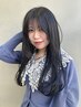 【6,7月限定！村松限定】小顔レイヤーカット＋寒色カラー＋Tr￥9100