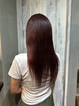 フークフーク(HOEK HOEK) 艶カラー×カシスレッド