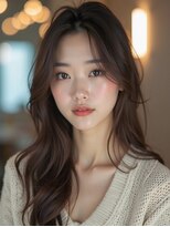 モードケイズ 調布店(MODE K's)&nbsp;韓国くびれヘア_調布メルティカラー外ハネボブ似合わせカット