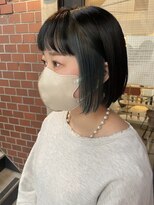 ラナンバイシダ(ranan by sida)&nbsp;10代20代/イヤリングカラー/ブルー/暗めカラー