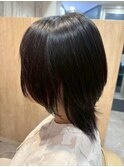 クールと大人可愛いを叶える◎ウルフカット/黒髪/レイヤーカット