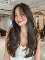 ラ ブーケ 御器所店(La Bouquet)&nbsp;御器所/ケアブリーチ/ダブルカラー/韓国レイヤーカット]