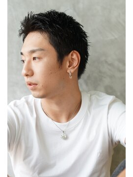 にもう スパイキー&ツイストピン　ベリーショート