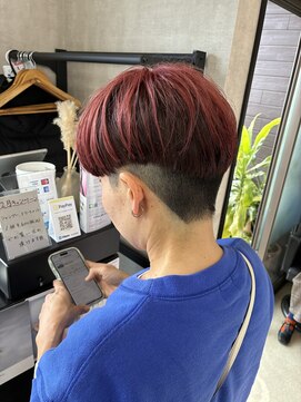 トリコ(ToricO) ワインレッド　チェリーレッド　アンブレラカラー　ブリーチ