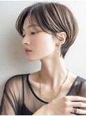 小顔見せマッシュショート