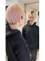 ミモザワークス(Mimosa Works) ミヤザキスタイル 20代30代40代 黒髪刈り上げハンサ ムショート