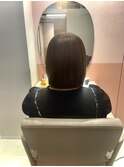 韓国不安ぱっつんボブ