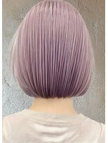 メンズサロン エノア 銀座店(ENORE)&nbsp;ラベンダー/ラベンダーグレージュ/ハイトーンカラー/ボブ