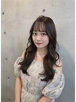 ピース バイ シータ(PEACE by CITA) 【アキヒロ】韓国巻きロングレイヤー透明感オリーブグレージュ