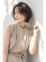 アッシュ 学芸大学店(Ash) ショートボブ/大人女性/グレージュ/白髪ぼかし/脱白髪染め