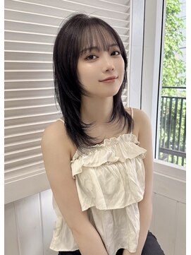 オーロ 西宮店(ORO) ミディアムレイヤー ブルーブラック