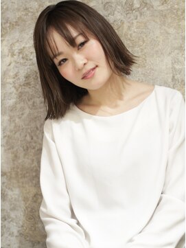 ティエラ 西新店(TIERRA) 小顔大人可愛い外ハネ　人気のぷつっとカット　20代30代40代