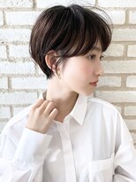 大人かわいい小顔前下がりスリークボブローライト20代30代40代