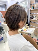 簡単にセット!短すぎないショートボブ【灘区/六甲道】