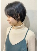 フェザーバング×大人かわいい×マッシュショート×ボブ/中崎町
