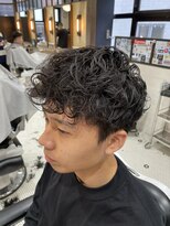 バーバーブロス 吉祥寺店(BARBER BROS)&nbsp;【LUDLOW BROS.】田宮 ランダムパーマ ツーブロマッシュ