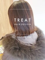 トリート 市川店(TREAT) シルキーベージュ×外ハネボブ*_市川