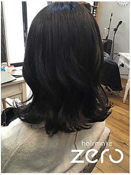 ヘアメイクゼロ 坂戸駅前店(hairmake zero) 外はねミディー