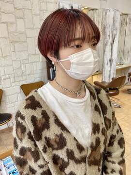 ベンチ(bench) 【デザインカラー】ハイライト×レッド