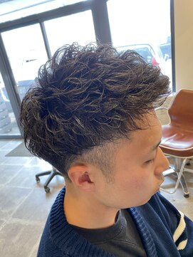 ヘアーショップケイ(HAIR SHOP K.) 短くてもかけれるパーマ