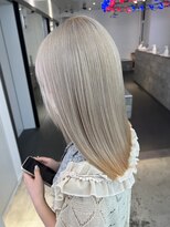 ゲーム 原宿店(GAME)&nbsp;ミルクティーベージュ/ダブルカラー/ケアブリーチ/髪質改善/原宿