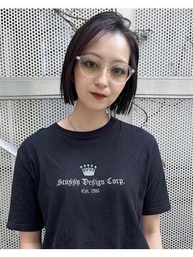 ニコ トウキョウ ヨコハマ(nico) 切りっぱなし/切りっぱなしボブ/酸性ストレート/ミニボブ