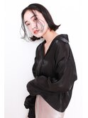  【La fith】センターパート×外はねボブ