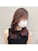 pink brownグラデーションカラー