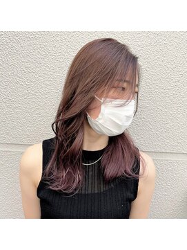 エストアール フクオカ 福岡博多店(est-r. Fukuoka) pink brownグラデーションカラー