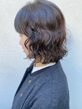 フェンヘアーアイス 中目黒(Fen.hair ici) デジタルパーマふんわり丸みカールヘルシースタイル大人美人