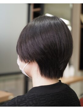 倶楽部ヘアーズ 醍醐本店(HAIR'S) 大人可愛いハンサムショートボブウルフカット◎30代40代50代60代