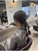 ポニーテールアレンジ