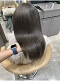 ブリーチ 学割 オリーブベージュ レイヤーカット リタッチ 886