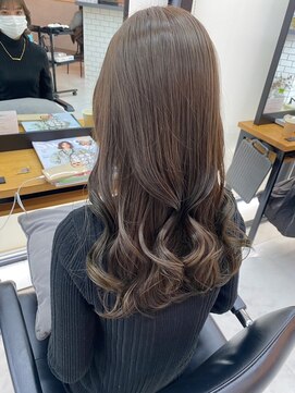 ゲーム 下北沢(GAME) 透明感カラーミルクティーベージュカラー髪質改善韓国ヘア