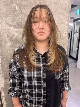 キング 高槻(K!ng) 縮毛矯正髪質改善ハイライトレイヤーカット高槻美容室エクステ