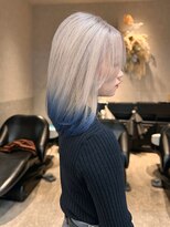 ロンド レア 天神大名店(Lond Le’a)&nbsp;小顔に見せるヘア/ワンレン/ボブウルフ/ネビージュ/黒髪カタログ