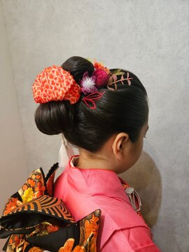 ウィスプ 赤羽店(wisp) キッズヘアセット×和装　七五三/バースデーフォト/記念日#3