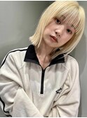 【MINX】似合わせ小顔レイヤーボブウルフ_原宿/髪質改善