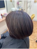 髪質改善グレイカラー