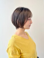 アルトル 池袋(altru)&nbsp;◇ショートボブホワイトグレージュミニウルフチェリーブラウン