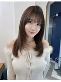 ミニウルフレイヤーカット顔周り前髪韓国ミディアムロング北千住