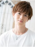 20代30代清潔感ハイトーンカラー爽やかメンズショートk名護大東