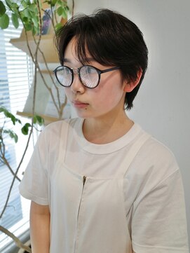 エヌ 烏丸(enu) センターパートショート/矢谷/enu烏丸/京都美容室