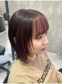 カシスピンク×フェイスフレーミング