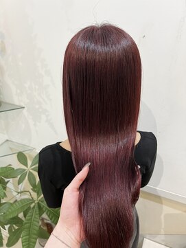 ネオリーブアピ 池袋店(Neolive api) 【ブリーチしない暖色カラー】池袋 髪質改善 レイヤー