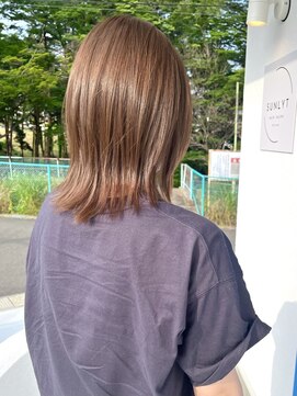 サンリット(SUNLYT) ふんわりレイヤーミディアム/ヘアセット/韓国/髪質改善カラー