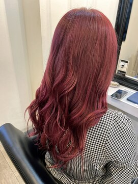 フィアート ヘアドレッシング サロン(Fiato Hairdressing Salon) ブリーチワインレッド