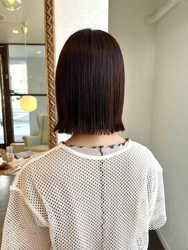 レターバイノベル(letter by novel) 大人ボブ大人ショートボブ切りっぱなしボブ前髪あり前下がりボブ