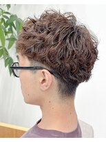 メンズサロンラシルバイレストプラス(MEN'S SALON racil by rest plus) ベージュカラーパーマ